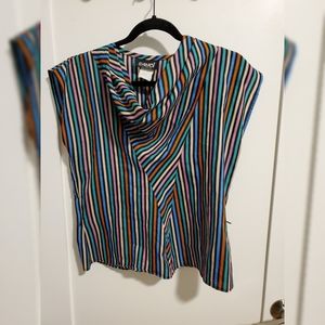 Vintage cowl neck blouse